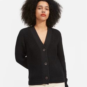 Everlane The Textured Cotton Cardigan